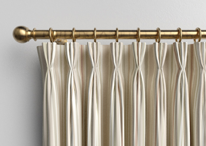 The British Stripe Co. Elizabeth, Dover No.1 - Made to Measure Curtains - Image 11